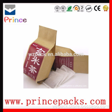 kraft paper bag and zip-lock with clear window china supplier